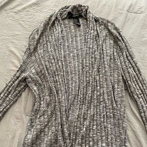 Grey warm lightweight cardigan